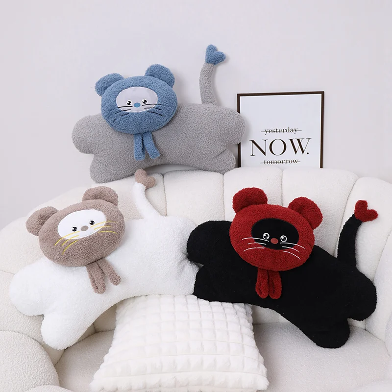 55x33x7cm Kawaii Soft Cartoon Cat Dolls Plushie Toys Stuffed Animals Cute Kitten Long Pillow for Girls Birthday Gifts Home Decor
55x33x7cm Kawaii Soft Cartoon Cat Dolls Plushie Toys Stuffed Animals Cute Kitten Long Pillow for Girls Birthday Gifts Home Decor
