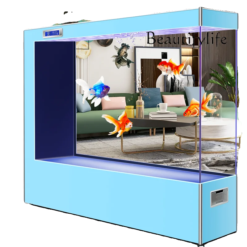 Rectangle fish tank living room new screen partition large floor side filter ecological aquarium
Rectangle fish tank living room new screen partition large floor side filter ecological aquarium