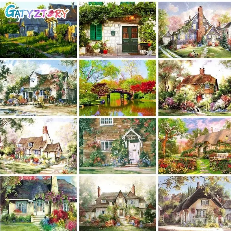 GATYZTORY Painting By Numbers Kits House Landscape With Frame DIY Craft Unique DIY Gift For Home Decors 40x50cm
GATYZTORY Painting By Numbers Kits House Landscape With Frame DIY Craft Unique DIY Gift For Home Decors 40x50cm