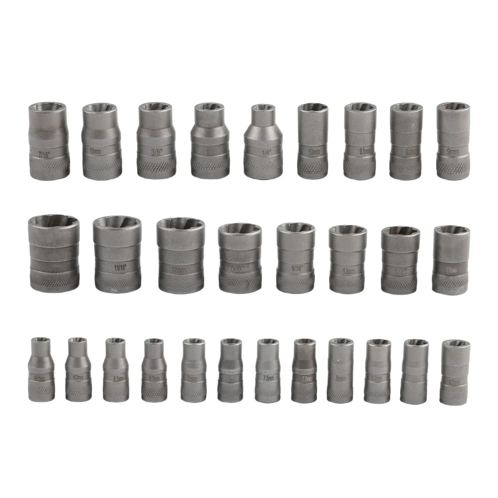 32Pcs Bolt Remover Set with Adapters for Stripped and For Rusted Bolts Efficient Tool for Automotive and Home Repairs
32Pcs Bolt Remover Set with Adapters for Stripped and For Rusted Bolts Efficient Tool for Automotive and Home Repairs
