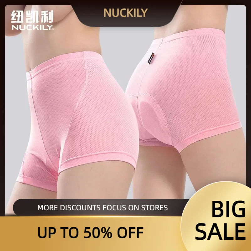 NUCKILY Women's 3D Padded Cycling Underwear, Breathable Shockproof Bike Shorts with Sponge Cushion, Sports Bicycle Briefs for Ro
NUCKILY Women's 3D Padded Cycling Underwear, Breathable Shockproof Bike Shorts with Sponge Cushion, Sports Bicycle Briefs for Ro