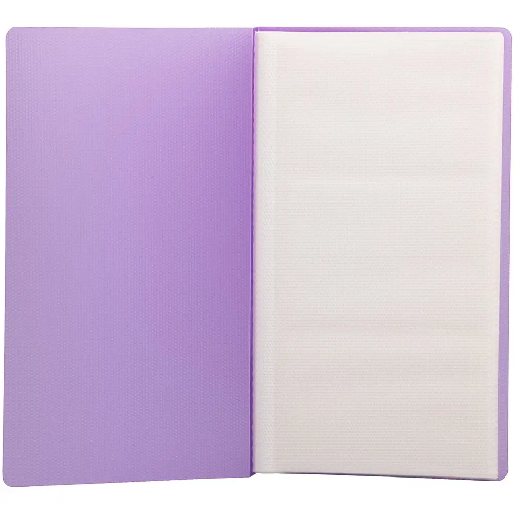 JAM Paper Business Card Book, 4 x 7 1/4, 72 Card Capacity, Purple, Sold Individually
JAM Paper Business Card Book, 4 x 7 1/4, 72 Card Capacity, Purple, Sold Individually