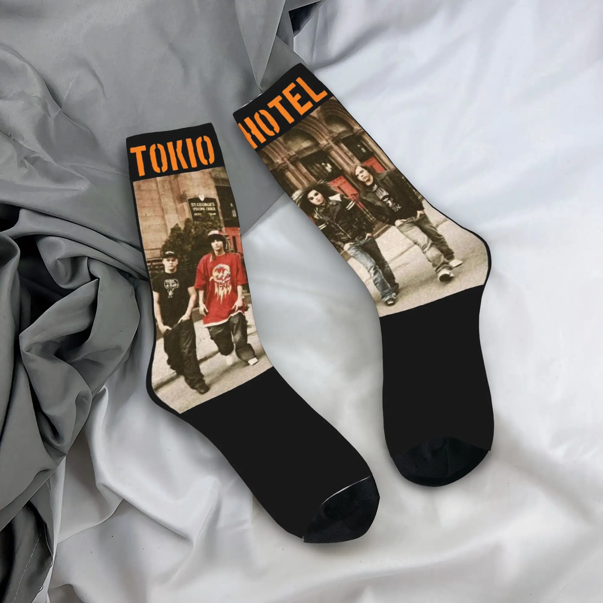 Носки Tokio Hotel Band, мужские и женские модные носки из полиэстера, Harajuku, весна, лето, осень, зима, средние чулки-трубы, подарки
Носки Tokio Hotel Band, мужские и женские модные носки из полиэстера, Harajuku, весна, лето, осень, зима, средние чулки-трубы, подарки