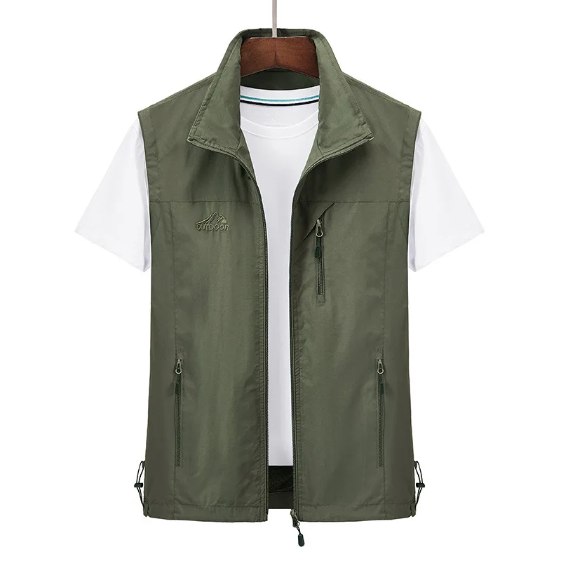 Men's Outdoor Vest Male Spring and Autumn Thin Casual Breathable Vest Jacket Men Quick-drying Vest Gym Jogging Running Vest
Men's Outdoor Vest Male Spring and Autumn Thin Casual Breathable Vest Jacket Men Quick-drying Vest Gym Jogging Running Vest