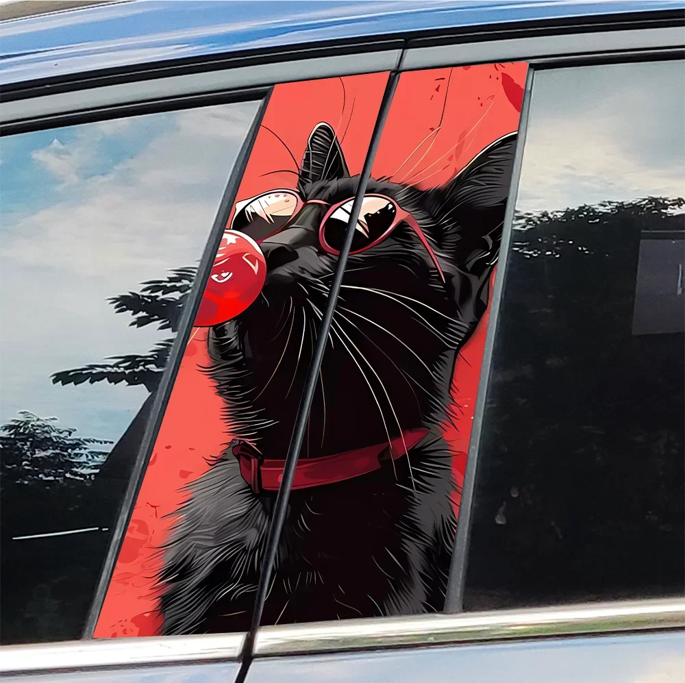 Cartoon Cat Car Stickers Auto B-pillar Car Center Column Decor Cover Scratches Waterproof Sunscreen Vinyl Decals Accessories
Cartoon Cat Car Stickers Auto B-pillar Car Center Column Decor Cover Scratches Waterproof Sunscreen Vinyl Decals Accessories