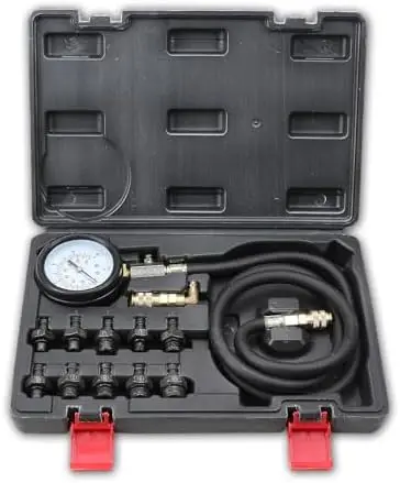 Комплект для проверки давления масла 0-140 PSI – универсальный манометр для автомобилей, грузовиков, квадроциклов, мотоциклов – точная диагностика
Комплект для проверки давления масла 0-140 PSI – универсальный манометр для автомобилей, грузовиков, квадроциклов, мотоциклов – точная диагностика