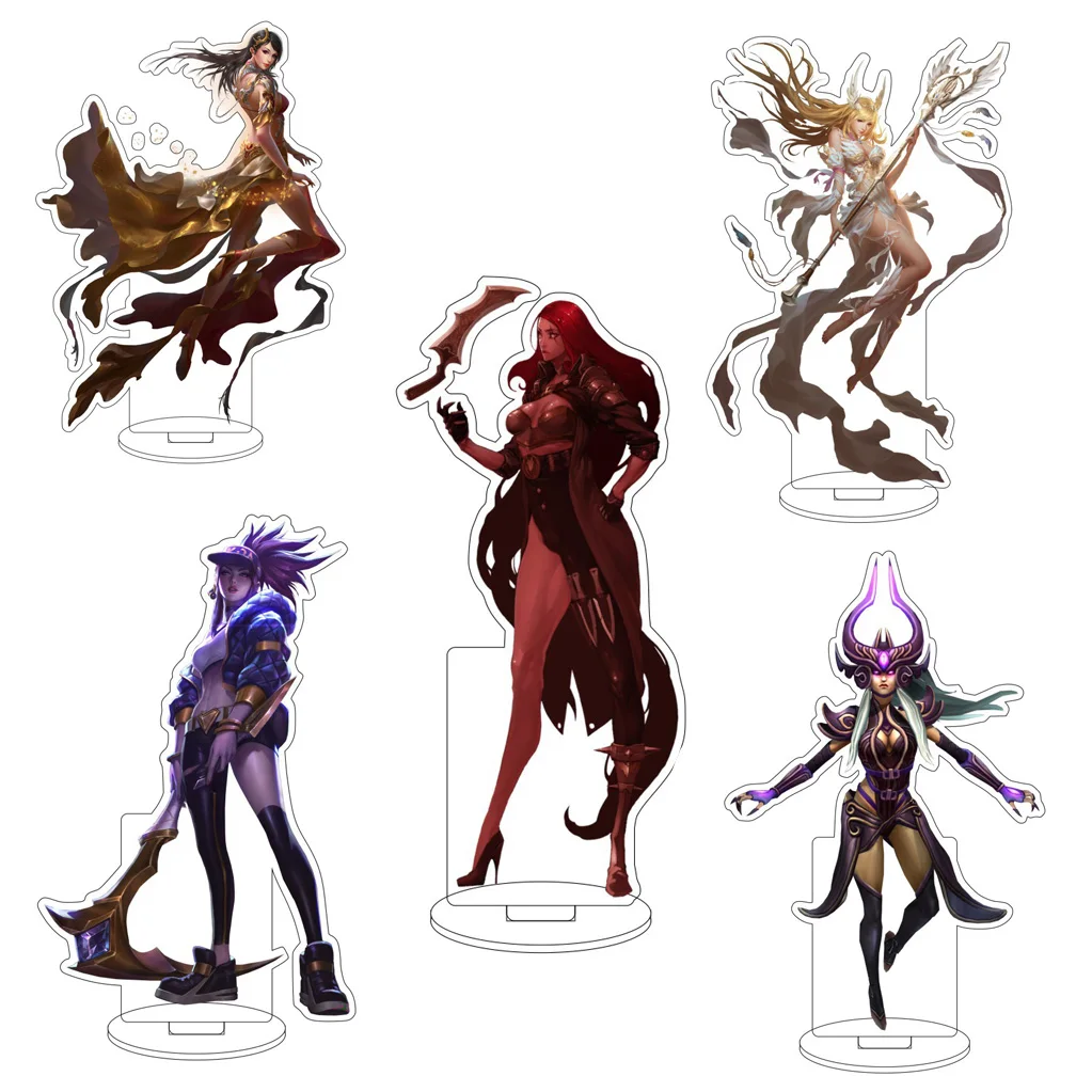 16CM Anime Yasuo Kai'Sa Seraphine Akali Xayah Rakan Cos Acrylic Figure Stand Ornaments Exquisite Desk Decor Cute Gifts
16CM Anime Yasuo Kai'Sa Seraphine Akali Xayah Rakan Cos Acrylic Figure Stand Ornaments Exquisite Desk Decor Cute Gifts