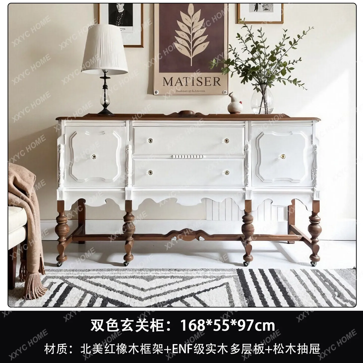 XX L retro solid wood porch cabinet living room villa carved cream white dining side cabinet
XX L retro solid wood porch cabinet living room villa carved cream white dining side cabinet