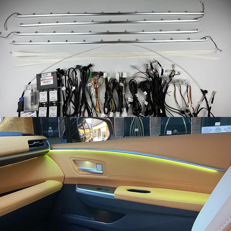 Светодиодный окружающий свет для Toyota Sienna 2021 2022 64 цвета, декоративная лампа, окружающая среда задней двери автомобиля, межкомнатная лампа
Светодиодный окружающий свет для Toyota Sienna 2021 2022 64 цвета, декоративная лампа, окружающая среда задней двери автомобиля, межкомнатная лампа
