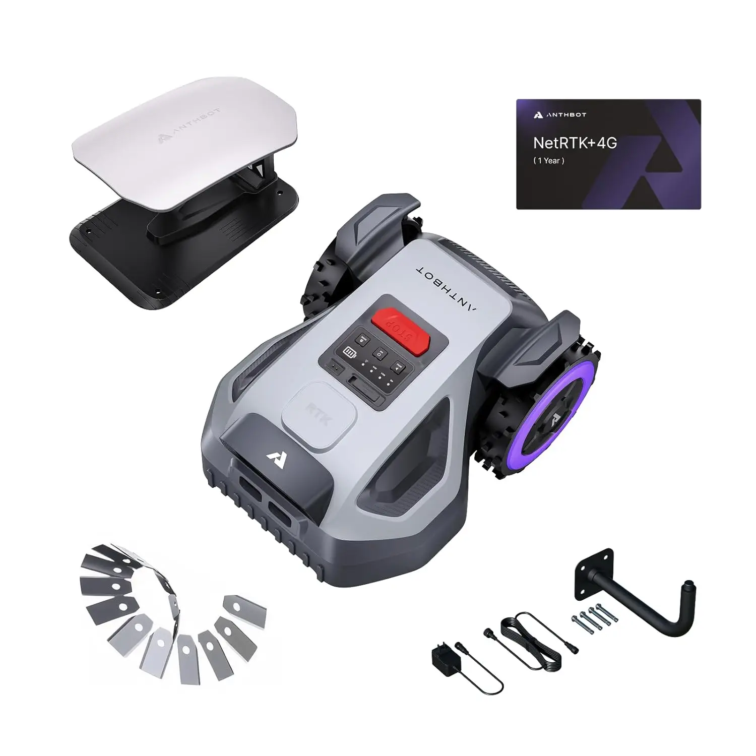 M5 Pre-Order Set, Robot Lawn Mower Perimeter Wire Free. Includes Garage, NetRTK, 4G Service, RTK Wall Mount Kit, 15pcs, Custom
M5 Pre-Order Set, Robot Lawn Mower Perimeter Wire Free. Includes Garage, NetRTK, 4G Service, RTK Wall Mount Kit, 15pcs, Custom