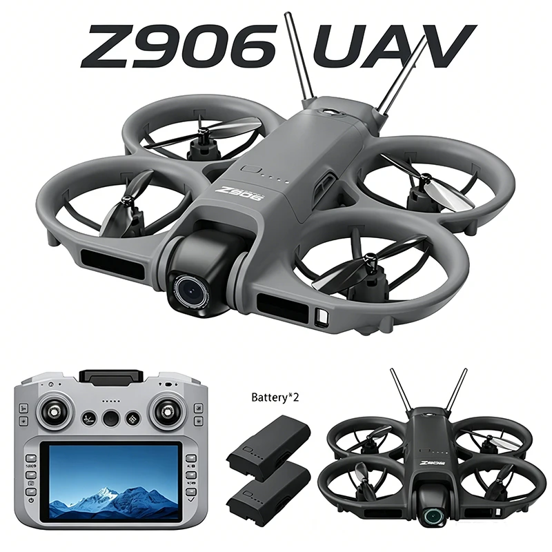 Z906 Drone 8K Camera with Screen Remote Control Optical Flow Positioning Aerial Photography Obstacle Avoidance RC Quadcopter
Z906 Drone 8K Camera with Screen Remote Control Optical Flow Positioning Aerial Photography Obstacle Avoidance RC Quadcopter