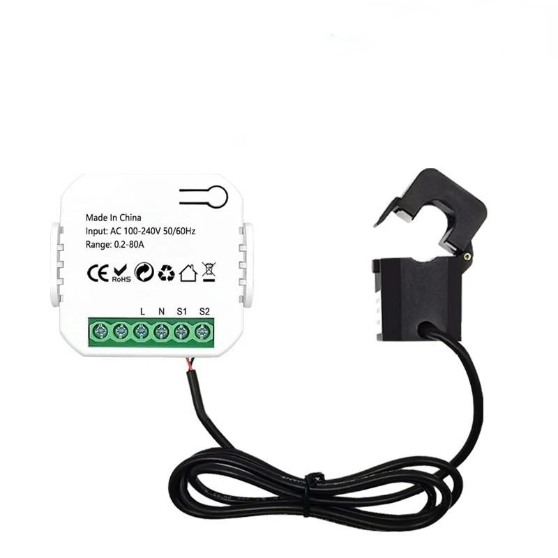 Graffiti smart electricity meter WIFI with current transformer CT cross-border hot selling sample acquisition
Graffiti smart electricity meter WIFI with current transformer CT cross-border hot selling sample acquisition