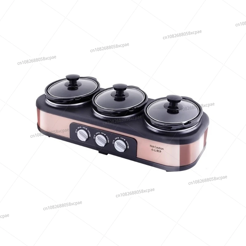 Three-head Ceramic Electric Stew Pot Multifunctional Slow Cooker Household Health Rice Cooker
Three-head Ceramic Electric Stew Pot Multifunctional Slow Cooker Household Health Rice Cooker
