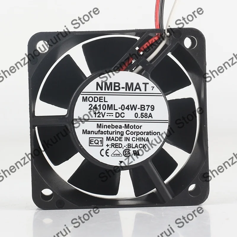 60X60X25MM New NMB DC 12V 0.58A AC EC 6025 inverter power supply 6CM Large air volume 3-wire 2410ML-04W-B79 cooling fan
60X60X25MM New NMB DC 12V 0.58A AC EC 6025 inverter power supply 6CM Large air volume 3-wire 2410ML-04W-B79 cooling fan