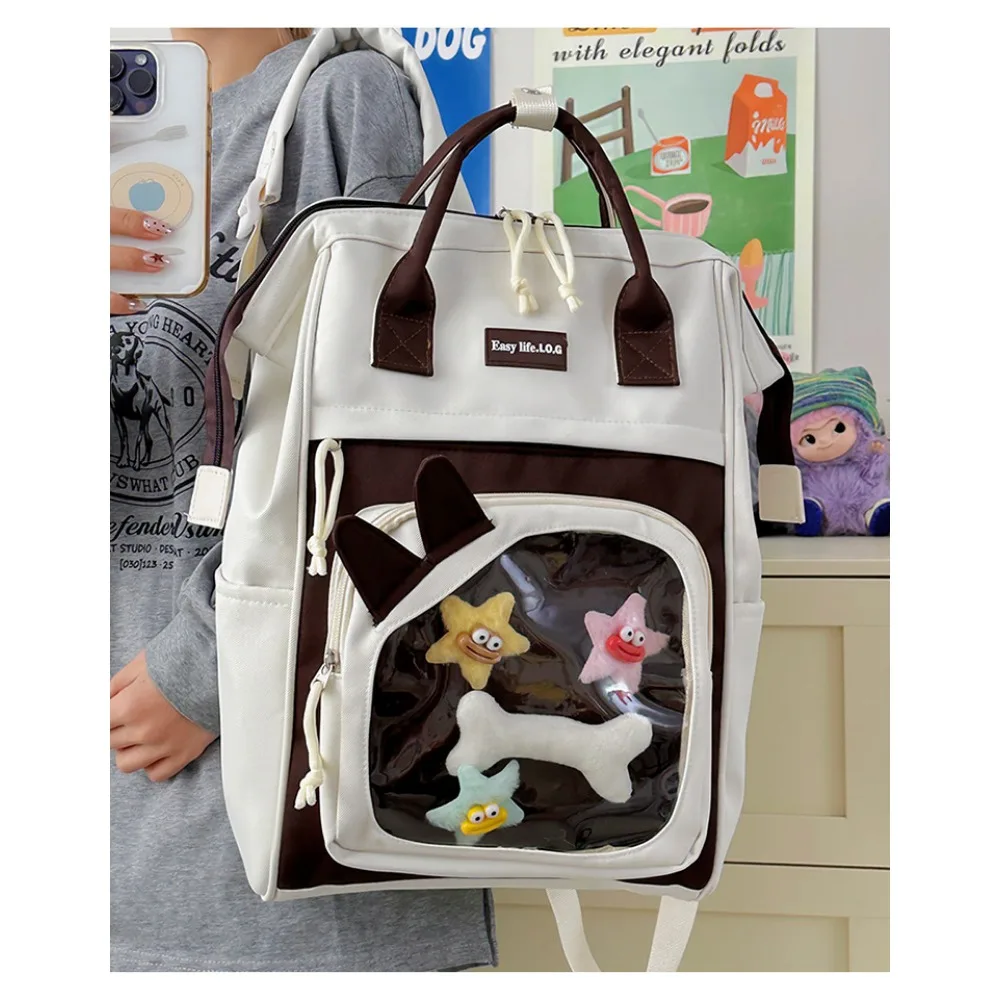 New Y2k Aesthetic Trendy Ulzzang Ita Bag Sweet Cool Backpack Large Capacity Women's Casual Backpack for Travel
New Y2k Aesthetic Trendy Ulzzang Ita Bag Sweet Cool Backpack Large Capacity Women's Casual Backpack for Travel