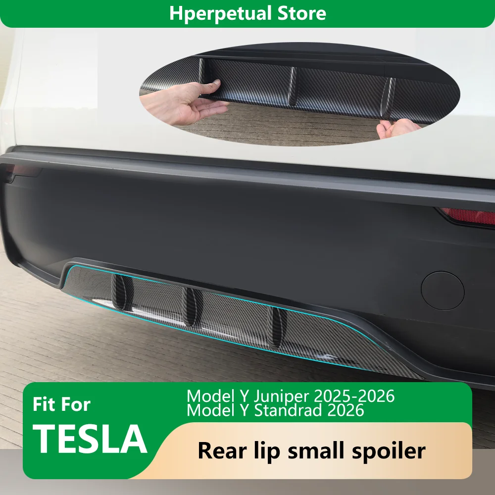 For Tesla New Model Y Juniper 2025 2026 Rear Bumper Diffuser Lip Spoiler Protector Sports Surround Body Kit Exterior Accessories
For Tesla New Model Y Juniper 2025 2026 Rear Bumper Diffuser Lip Spoiler Protector Sports Surround Body Kit Exterior Accessories