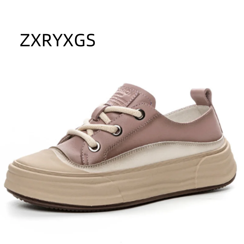 ZXRYXGS Temperament New Women Sneaker Casual Shoes 2025 Lace-up Genuine Leather Sneakers trendy Shoes Flat Platform Sneakers
ZXRYXGS Temperament New Women Sneaker Casual Shoes 2025 Lace-up Genuine Leather Sneakers trendy Shoes Flat Platform Sneakers