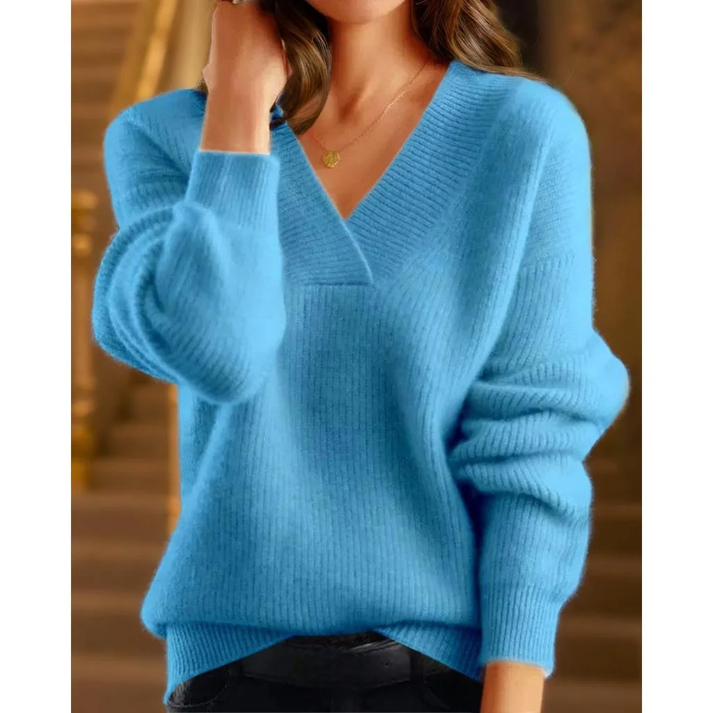 Women's Collared Knitted Sweater Top under irt Pullover Thiened Autumnal Color Commute Sle Knitwear
Women's Collared Knitted Sweater Top under irt Pullover Thiened Autumnal Color Commute Sle Knitwear
