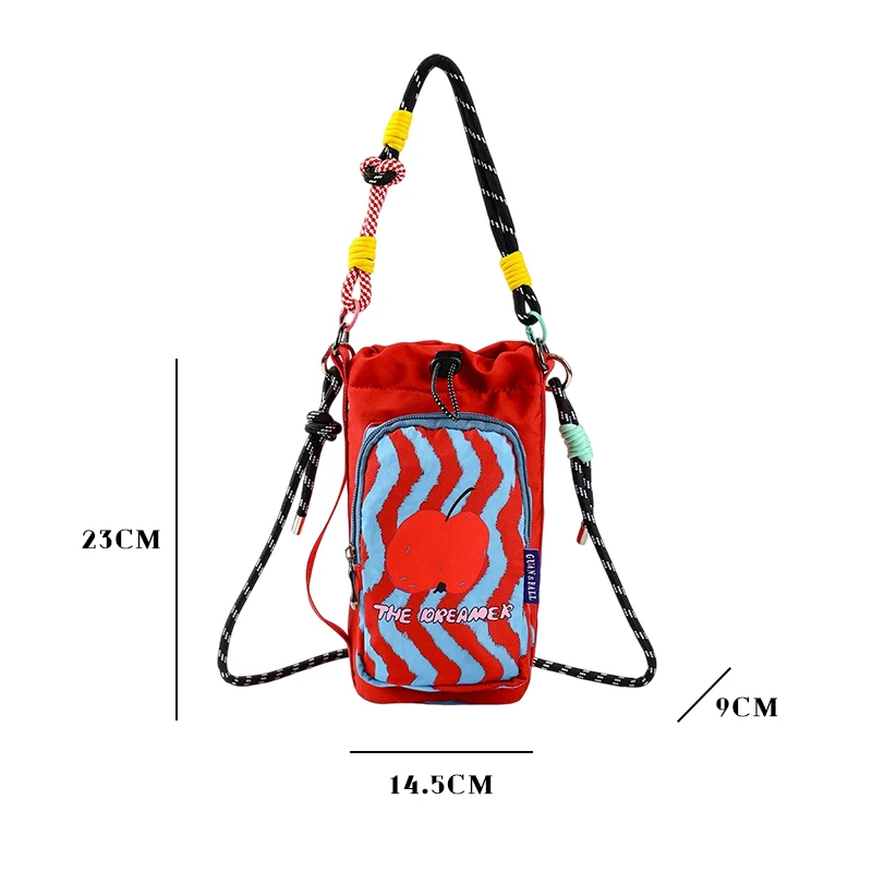 Dopamine Illustration Water Bottle Bag Crossbody Phone Pouch Outdoor Lightweight Drink Holder Casual Shoulder Bag
Dopamine Illustration Water Bottle Bag Crossbody Phone Pouch Outdoor Lightweight Drink Holder Casual Shoulder Bag