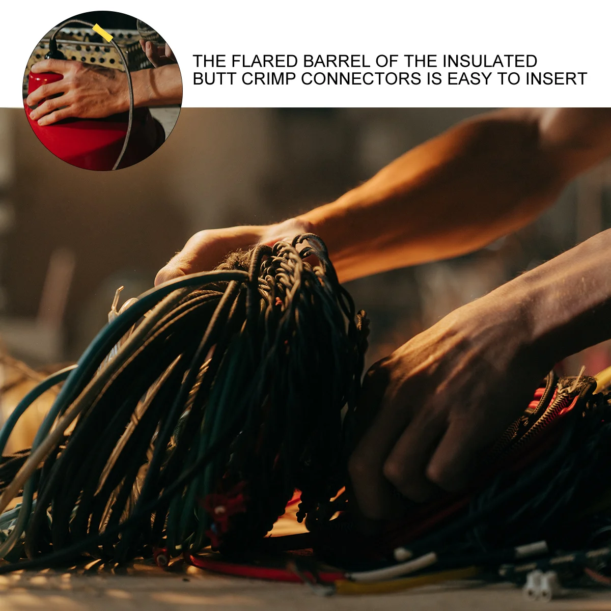 100pcs Cold Shrink Butt Terminals 12-10Awg Insulated Crimp Connectors For Automotive Wiring Wire Terminal Set Crimp Connector
100pcs Cold Shrink Butt Terminals 12-10Awg Insulated Crimp Connectors For Automotive Wiring Wire Terminal Set Crimp Connector