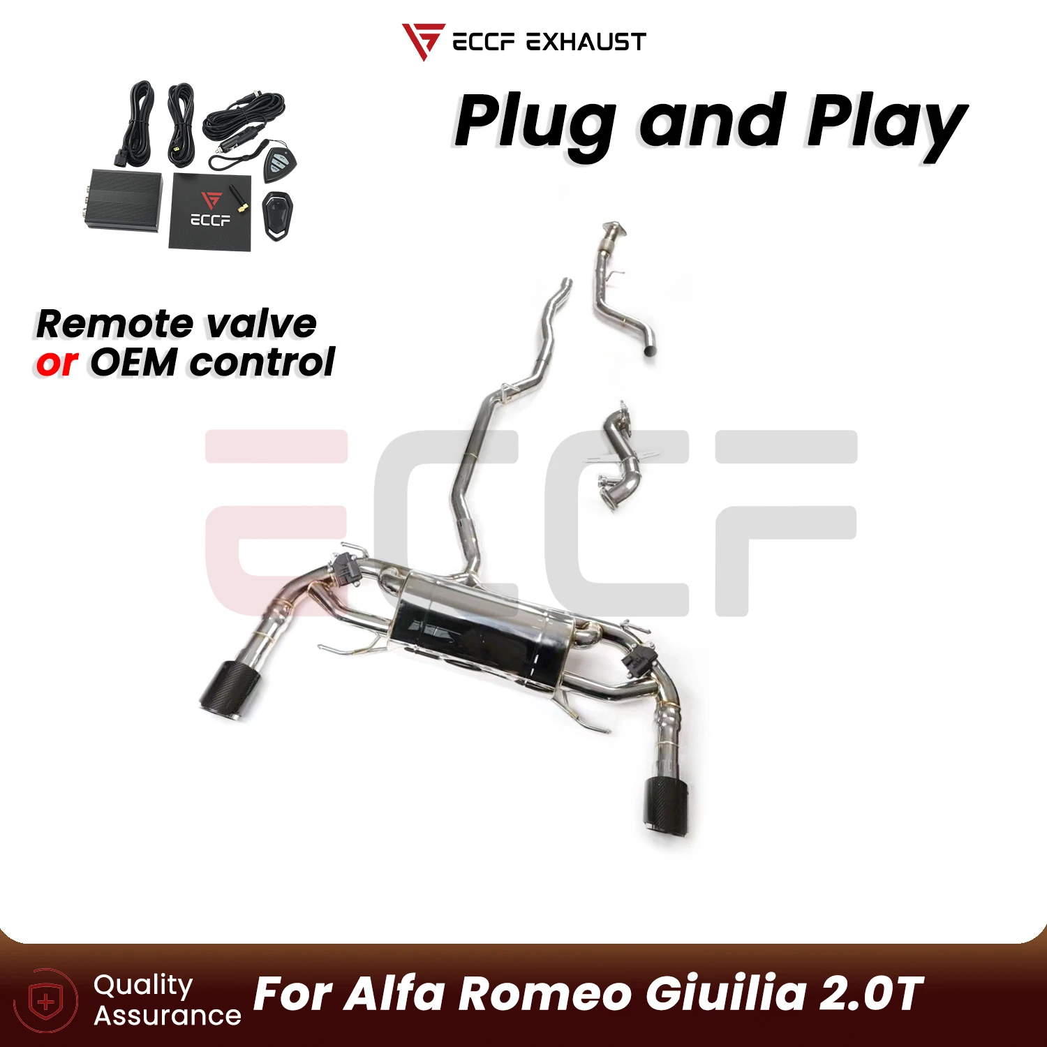 Sporty Stainless steel Complete exhaust system FOR Alfa Romeo Giuilia 2.0T Aggressive Sound Plug and Play Performance Upgrade
Sporty Stainless steel Complete exhaust system FOR Alfa Romeo Giuilia 2.0T Aggressive Sound Plug and Play Performance Upgrade