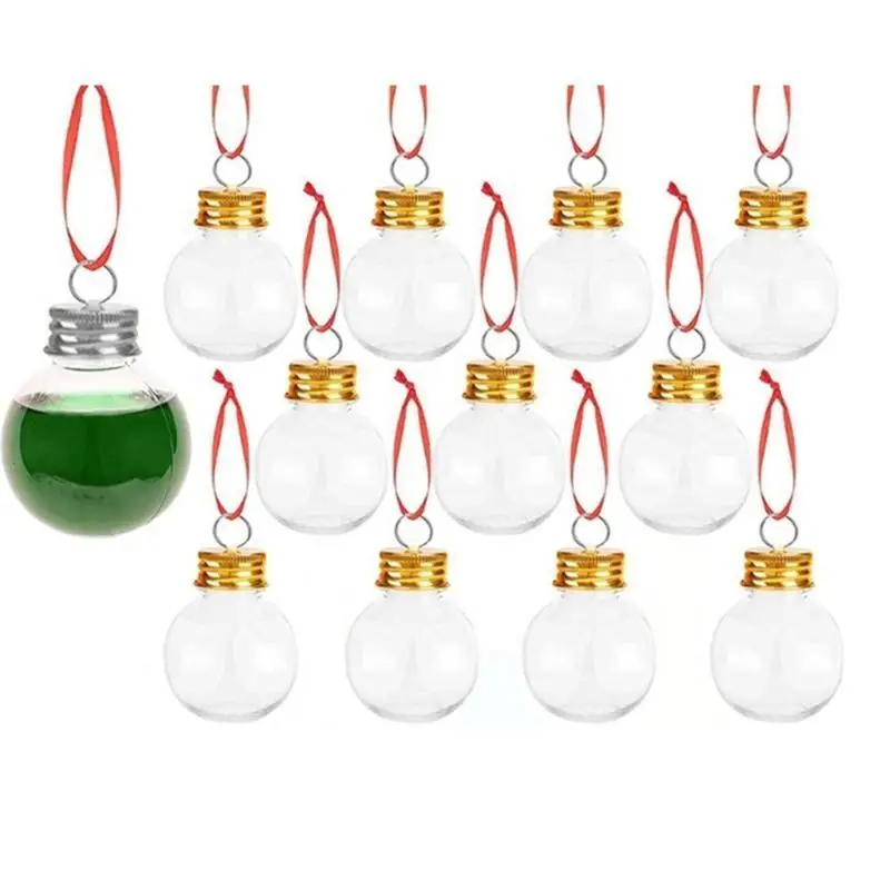 G6KF Pack of 10pcs 50ml Clear Christmas Ball Hanging Ornament Pendant Decors for Yard
G6KF Pack of 10pcs 50ml Clear Christmas Ball Hanging Ornament Pendant Decors for Yard