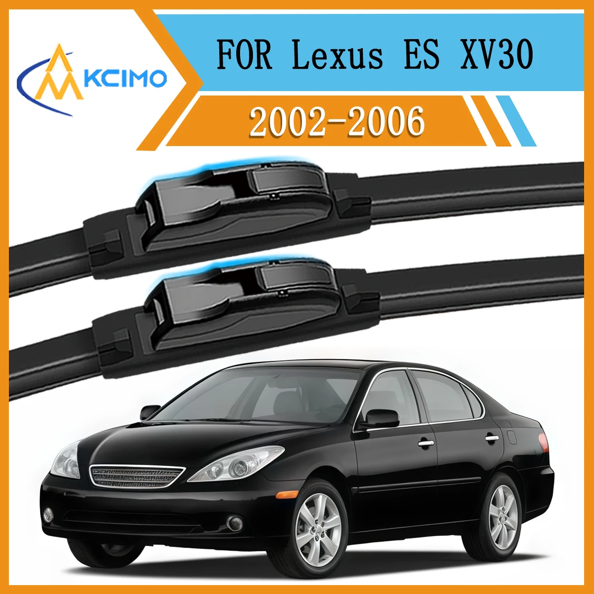 Windshield Wipers Set Premium Beam Blade For Lexus ES XV30 2002-2006 Streak-Free All-Season Rubber Quiet Smooth Wiping
Windshield Wipers Set Premium Beam Blade For Lexus ES XV30 2002-2006 Streak-Free All-Season Rubber Quiet Smooth Wiping
