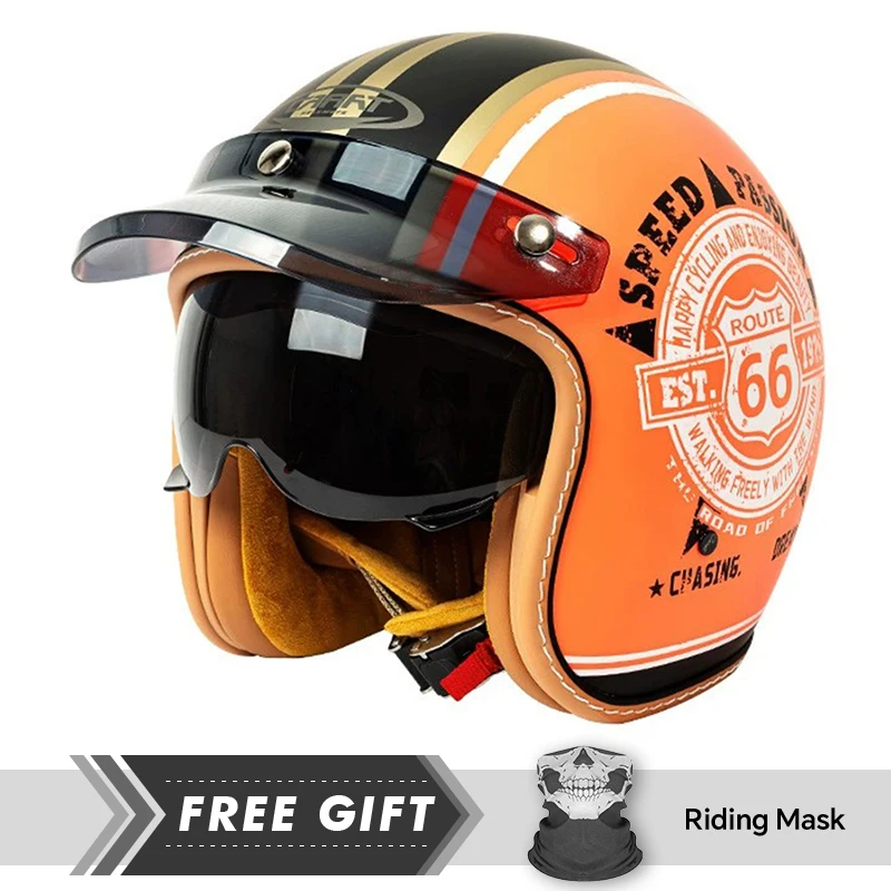 Men Women Jet Helmet Motorcycle Helmet DOT Approved Open Face Helmet Capacete De Moto ABS Material Moto Equipments
Men Women Jet Helmet Motorcycle Helmet DOT Approved Open Face Helmet Capacete De Moto ABS Material Moto Equipments