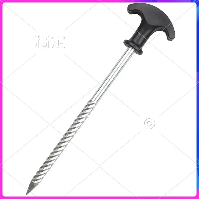 AUU-Outdoor Camping Tent Nails T-Shaped Hand-Threaded Ground Nails Wind Rope Nails Canopy Steel Nails Durable Easy Install
AUU-Outdoor Camping Tent Nails T-Shaped Hand-Threaded Ground Nails Wind Rope Nails Canopy Steel Nails Durable Easy Install