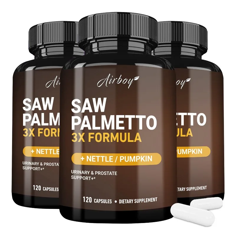 Saw Palmetto Capsules - Prostate Health, Hair Growth, Urinary Tract Health, Improves Sleep, Promote Hair Health, Non-GMO
Saw Palmetto Capsules - Prostate Health, Hair Growth, Urinary Tract Health, Improves Sleep, Promote Hair Health, Non-GMO