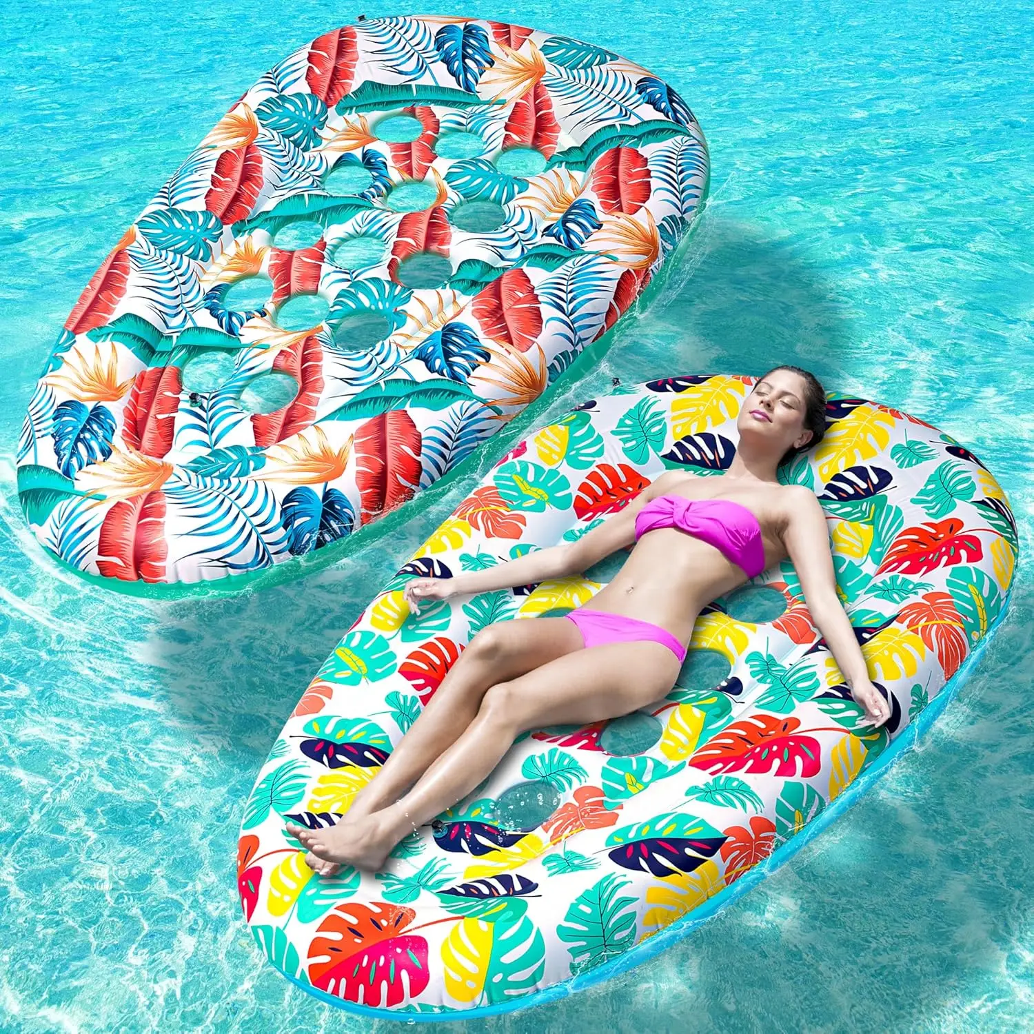 Pool Floats Lounger, Pool Floats Adult Heavy Duty, Pool Rafts Floaties Water Hammock Tanning Floating Pool Party Toys for
Pool Floats Lounger, Pool Floats Adult Heavy Duty, Pool Rafts Floaties Water Hammock Tanning Floating Pool Party Toys for