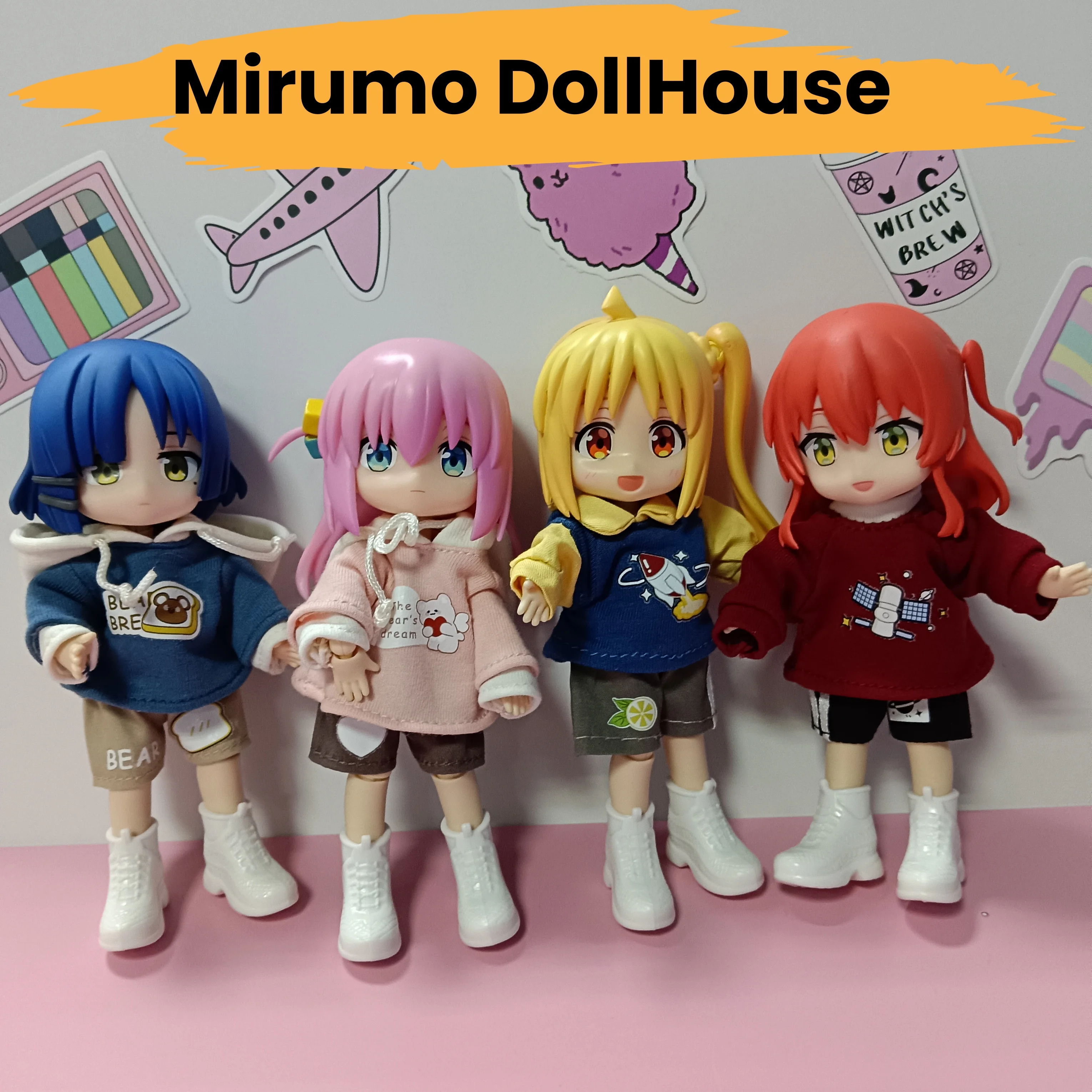 Ob11 1/12 BOCCHI THE ROCK! Аниме Gotoh Hitori & Ijichi Nijika & Yamada Ryo & Kita Ikuyo BJD Модель куклы Фигурка 14 см
Ob11 1/12 BOCCHI THE ROCK! Аниме Gotoh Hitori & Ijichi Nijika & Yamada Ryo & Kita Ikuyo BJD Модель куклы Фигурка 14 см