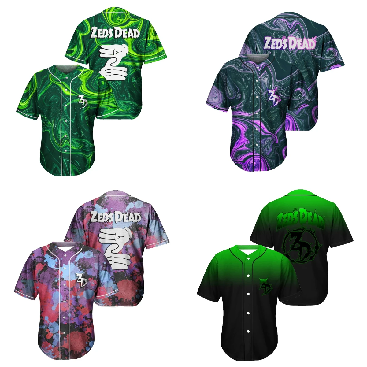 Zeds Dead Rave Jersey Baseball Jacket Shirts V-Neck Short Sleeve Button-Down Tee Women Men Streetwear Tops
Zeds Dead Rave Jersey Baseball Jacket Shirts V-Neck Short Sleeve Button-Down Tee Women Men Streetwear Tops