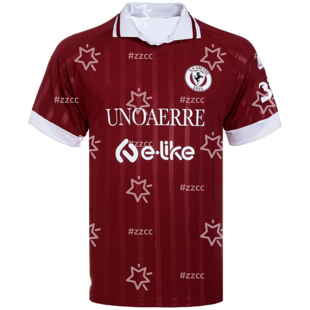 25-26 Arezzo home football jersey match training kit Summer Sports Men's T-Shirt Kid's Clothes Tee Woman Surfing T-shirt
25-26 Arezzo home football jersey match training kit Summer Sports Men's T-Shirt Kid's Clothes Tee Woman Surfing T-shirt 