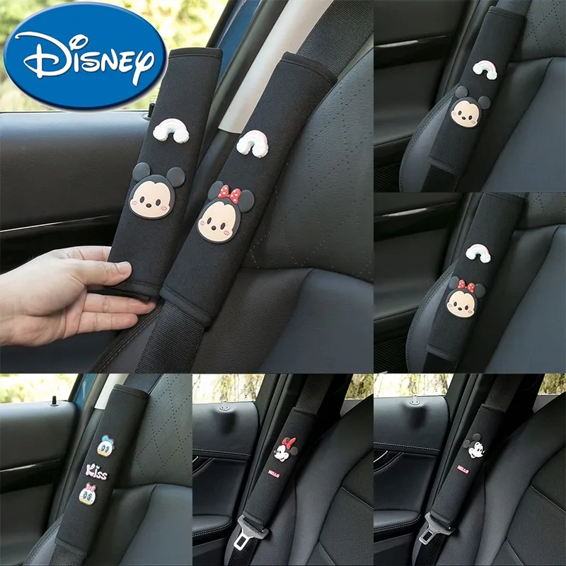 Disney Mickey Mouse Car Seat Belt Cover Anime Character Minnie Leather Shoulder Cover Men's Women's Car Seat Belt Accessories
Disney Mickey Mouse Car Seat Belt Cover Anime Character Minnie Leather Shoulder Cover Men's Women's Car Seat Belt Accessories