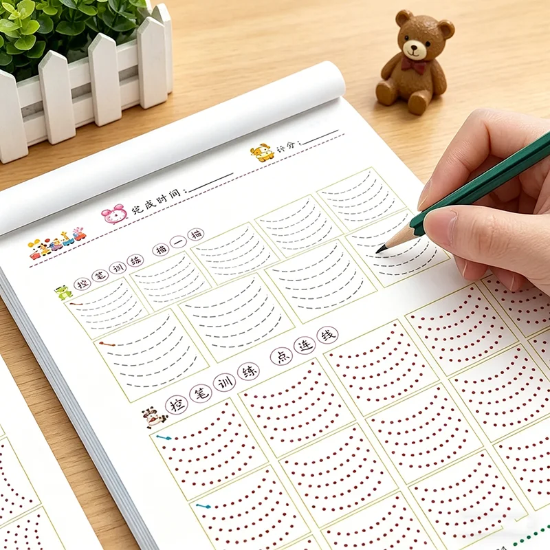 Preschool Pencil Control Workbook 60 Pages, Pre-Writing Tracing Practice Book for Kids Ages 3-6, Activity Book with Lines
Preschool Pencil Control Workbook 60 Pages, Pre-Writing Tracing Practice Book for Kids Ages 3-6, Activity Book with Lines