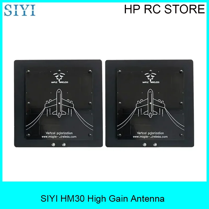 SIYI HM30 21dB 17dB High Gain Antenna Directional Patch Antenna with HM30 Ground Unit and Antenna RC Tools
SIYI HM30 21dB 17dB High Gain Antenna Directional Patch Antenna with HM30 Ground Unit and Antenna RC Tools