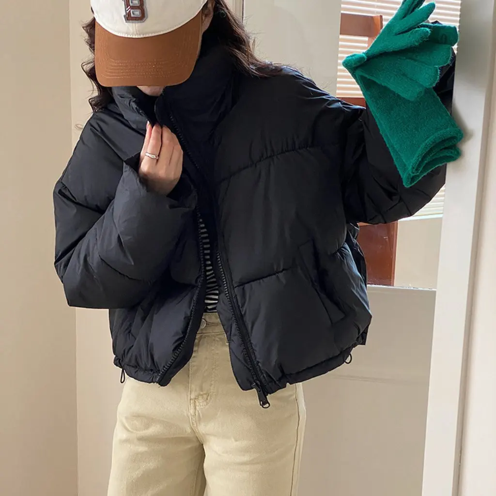 Winter New Women's down Cotton-padded Coat Short Vertical Collar Thickened Fashionable Trendy Bread Coat for Ladies
Winter New Women's down Cotton-padded Coat Short Vertical Collar Thickened Fashionable Trendy Bread Coat for Ladies