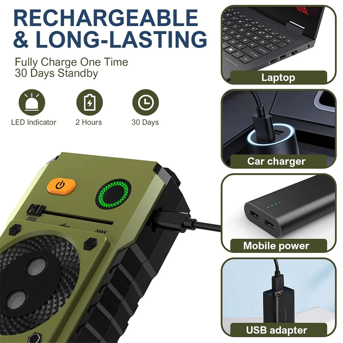 A06RP Anti Barking Device,50FT Ultrasonic Dog Barking Control Devices,AI Voice Controll Barking Stopper Bark Box for Outdoor
A06RP Anti Barking Device,50FT Ultrasonic Dog Barking Control Devices,AI Voice Controll Barking Stopper Bark Box for Outdoor