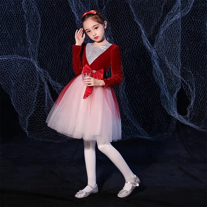 Children's Choir Costumes Girls' Dance Costumes Performance Costumes Group Costumes Vestidos De Fiesta
Children's Choir Costumes Girls' Dance Costumes Performance Costumes Group Costumes Vestidos De Fiesta
