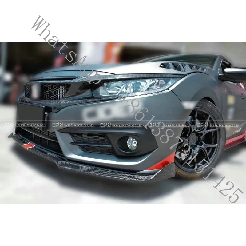 Suitable 10th Gen FK7 Carbon Fiber Front Bumper Grille - Headlight Slits Modification Part
Suitable 10th Gen FK7 Carbon Fiber Front Bumper Grille - Headlight Slits Modification Part