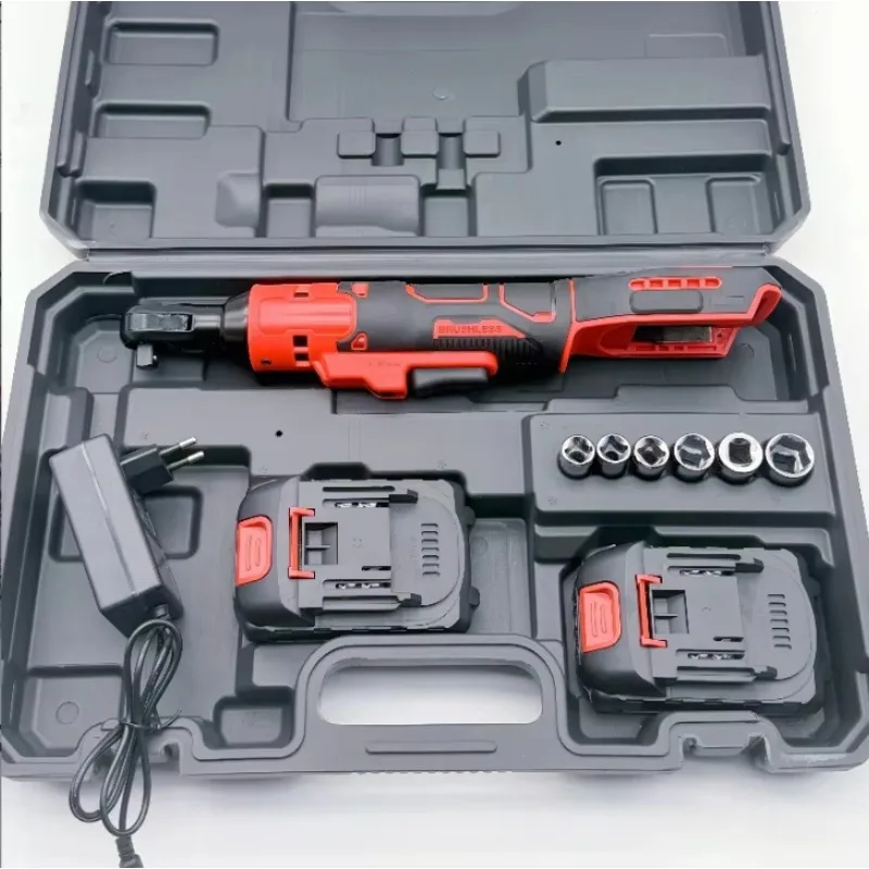 Портативный беспроводной ударный гайковерт 3/8 дюйма, 40 Нм, матовый силовой трещоточный ключ для промышленного DIY 
Портативный беспроводной ударный гайковерт 3/8 дюйма, 40 Нм, матовый силовой трещоточный ключ для промышленного DIY