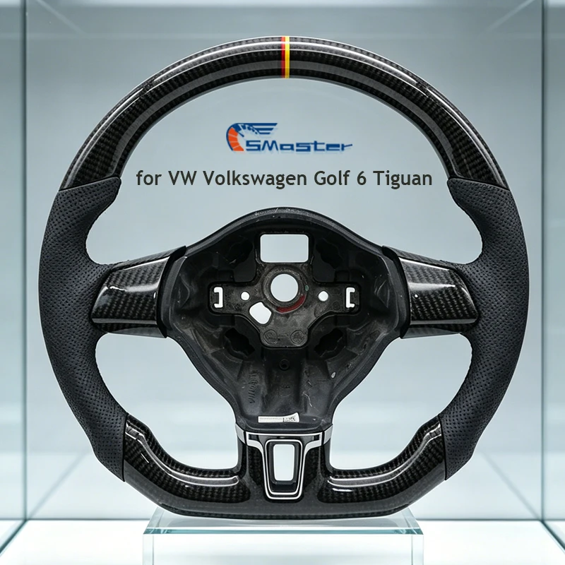 for VW Volkswagen Golf 6 MK6 Passat B7 CC Tiguan Flat Bottom Carbon Fiber Steering Wheel Black Stitching Without Paddle Shifters
for VW Volkswagen Golf 6 MK6 Passat B7 CC Tiguan Flat Bottom Carbon Fiber Steering Wheel Black Stitching Without Paddle Shifters