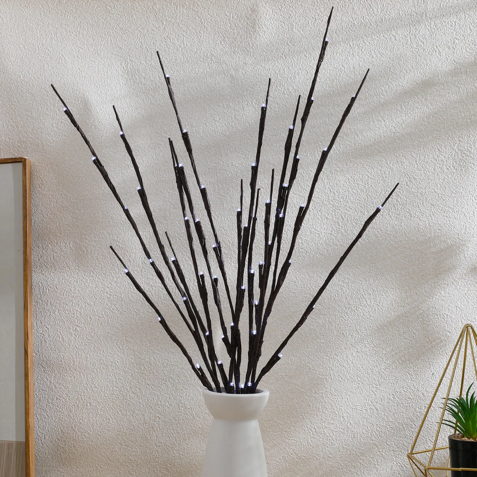 3Pcs LED Tree Branch Light 20LED Simulated Branch Lamp for Home Decor Bedroom Study Flexible Stem Realistic Shape Warm Glow
3Pcs LED Tree Branch Light 20LED Simulated Branch Lamp for Home Decor Bedroom Study Flexible Stem Realistic Shape Warm Glow