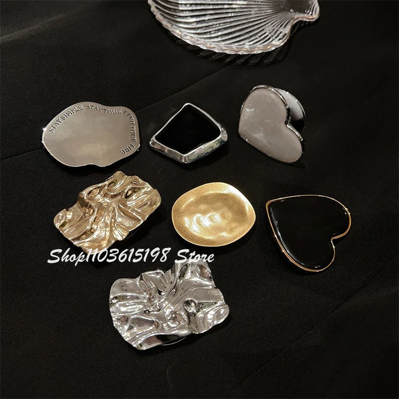 INS Korean Cute Irregular Metal Grip Tok Griptok Bracket For iPhone Samsung Universel Phone Holder Phone Stand Accessories Ring
INS Korean Cute Irregular Metal Grip Tok Griptok Bracket For iPhone Samsung Universel Phone Holder Phone Stand Accessories Ring