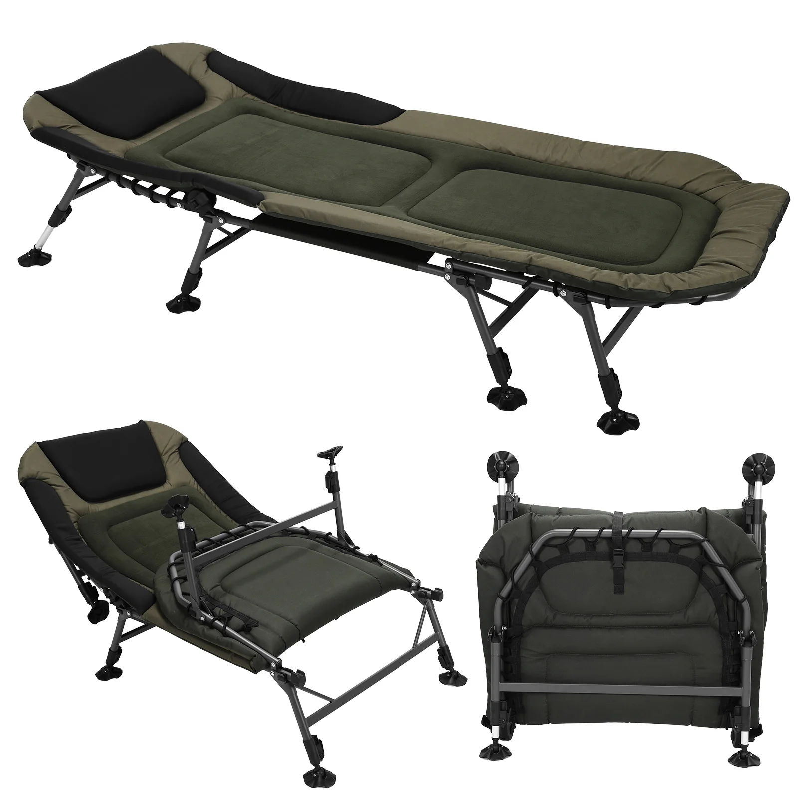 600D Oxford Heavy Duty Folding Bed with Carry Bag Portable Folding Camp Bed Holds Up To 180KG for Outdoor Travel Beach Hiking
600D Oxford Heavy Duty Folding Bed with Carry Bag Portable Folding Camp Bed Holds Up To 180KG for Outdoor Travel Beach Hiking