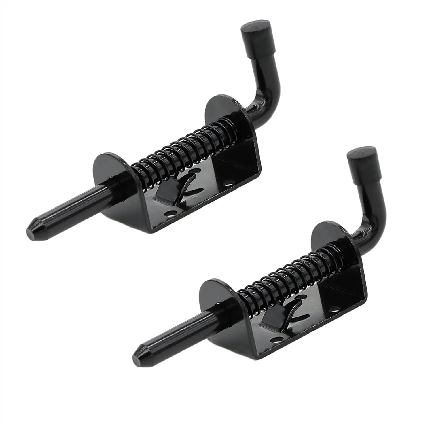Heavy Duty Spring Loaded Latch Bolt, 1/2" Pin for Shed Door Lock, Black
Heavy Duty Spring Loaded Latch Bolt, 1/2" Pin for Shed Door Lock, Black