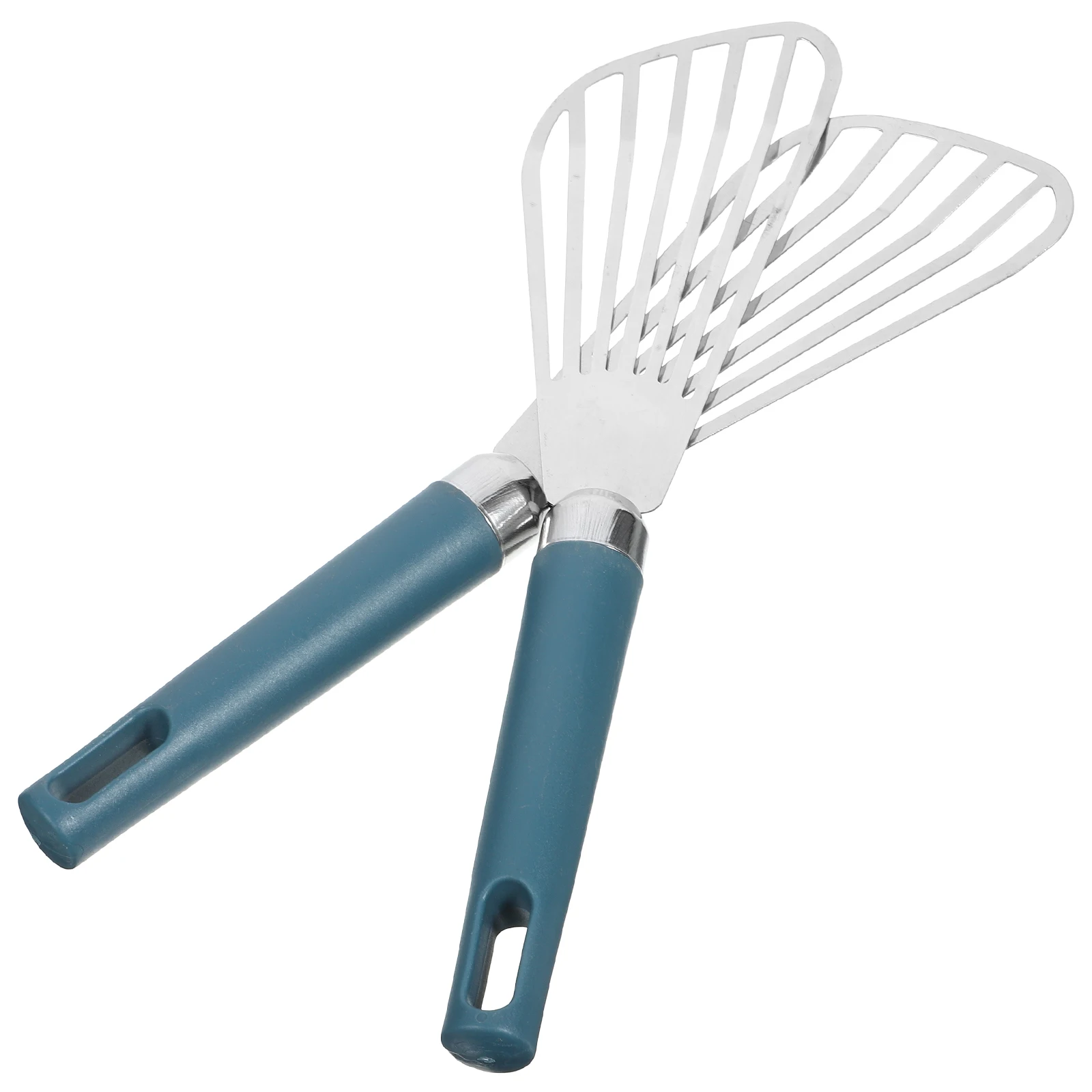 2pcs Stainless Steel Fish Shovels Spatulas for Kitchen Gadgets Easy Cleaning Non Stick Cooking Tools Blue Color
2pcs Stainless Steel Fish Shovels Spatulas for Kitchen Gadgets Easy Cleaning Non Stick Cooking Tools Blue Color