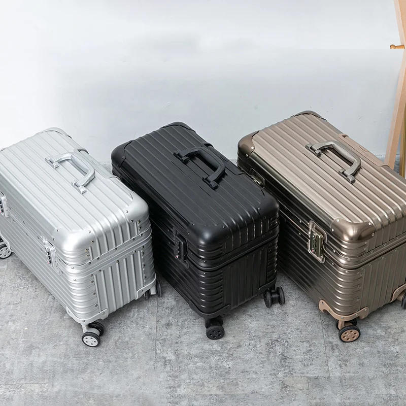 All-Aluminum Magnesium Alloy Camera Case Trolley Luggage 18/20/22/24 Inch Metal Business Travel Suitcases Carry-On Luggage
All-Aluminum Magnesium Alloy Camera Case Trolley Luggage 18/20/22/24 Inch Metal Business Travel Suitcases Carry-On Luggage