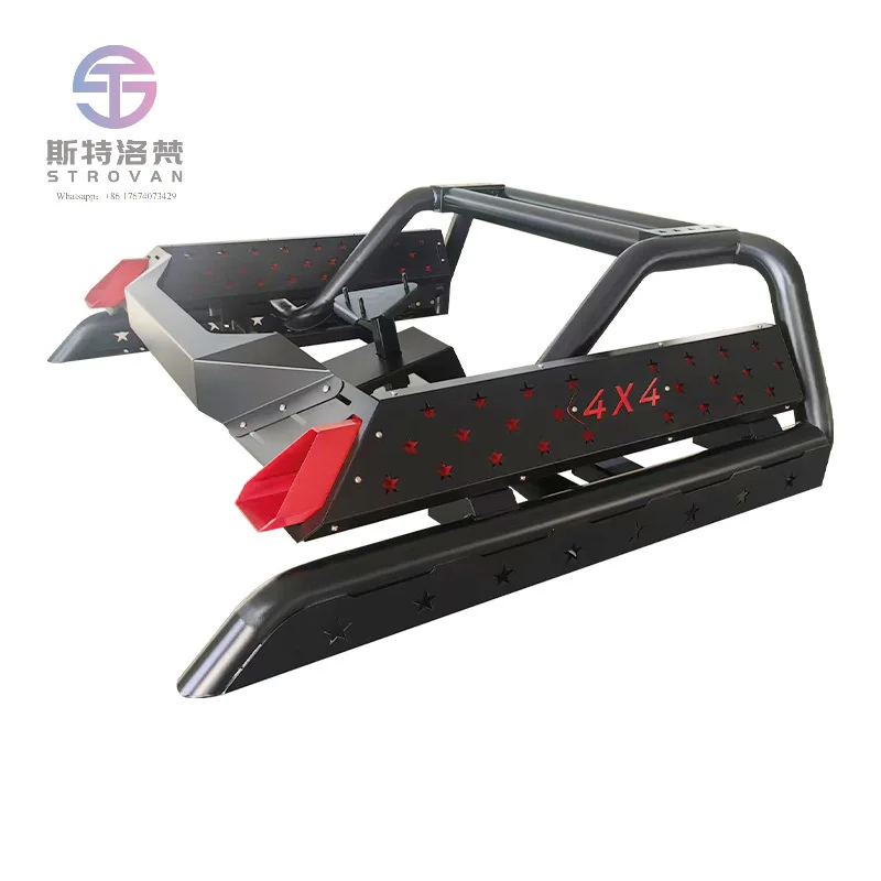 Custom Chimney Style Roll Bar for GWM Poer/Great Wall Cannon/Chery Jetour F70/JAC Pickup Trucks
Custom Chimney Style Roll Bar for GWM Poer/Great Wall Cannon/Chery Jetour F70/JAC Pickup Trucks